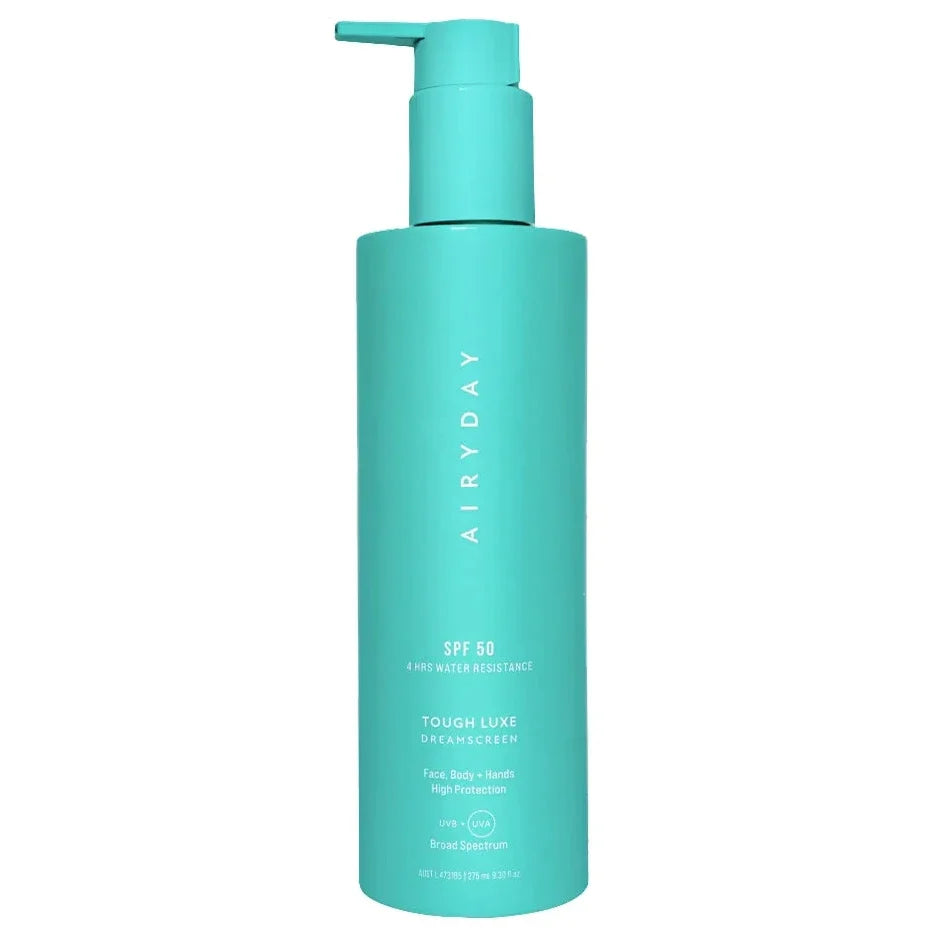 Airyday Tough Luxe Dreamscreen SPF 50 Face Body Hands 4 Hrs Water Resistance 275ml