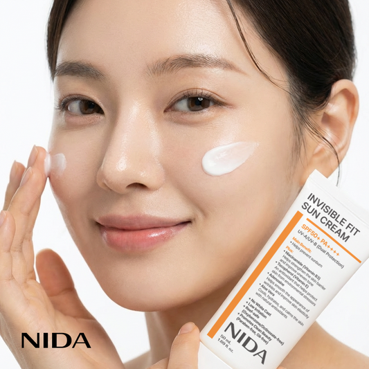 NIDA Invisible Fit SPF 50 Broad Spectrum Sunscreen Korean Beauty 50ml