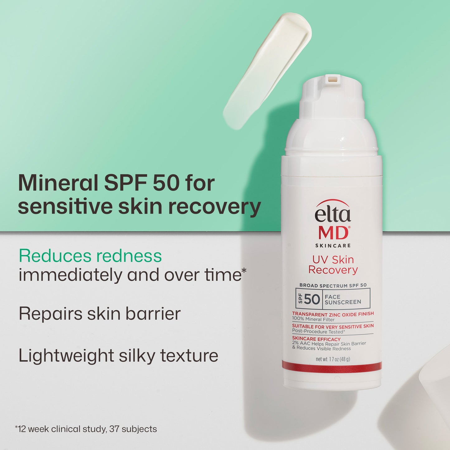 UV Skin Recovery Broad Spectrum SPF 50 Face Sunscreen