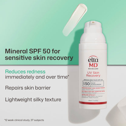 UV Skin Recovery Broad Spectrum SPF 50 Face Sunscreen
