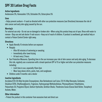 Sheer Moisturizing SPF Lotion