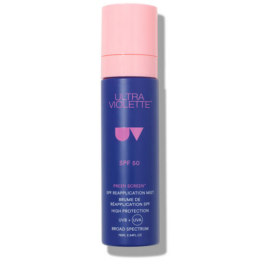 Ultra Violette Preen Screen SPF50 Reapplication Mist Skinscreen 75ml