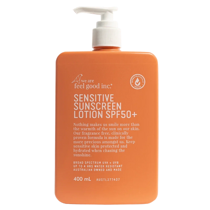 We Are Feel Good Inc Sensitive Sunscreen Lotion SPF50+ 400ml