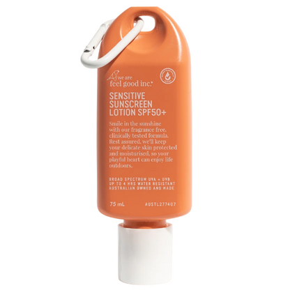 We Are Feel Good Inc Sensitive Sunscreen Lotion SPF50+ 75ml
